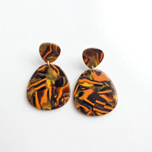 Load image into Gallery viewer, Penelope Earrings - Orange Sepia
