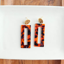Load image into Gallery viewer, Vivian Earrings - Sedona Tortoise