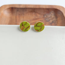 Load image into Gallery viewer, Sophie Studs - Army Green