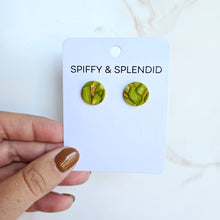 Load image into Gallery viewer, Sophie Studs - Army Green