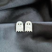Load image into Gallery viewer, Ghost Studs - White Shimmer