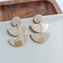 Load image into Gallery viewer, Elsie Earrings - Golden Ivory