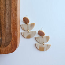Load image into Gallery viewer, Elsie Earrings - Golden Ivory