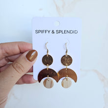 Load image into Gallery viewer, Eclipse Earrings - Golden Ivory