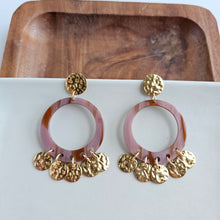 Load image into Gallery viewer, Francesca Earrings - Mauve & Copper