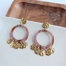 Load image into Gallery viewer, Francesca Earrings - Mauve & Copper