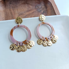 Load image into Gallery viewer, Francesca Earrings - Mauve & Copper