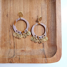 Load image into Gallery viewer, Francesca Earrings - Mauve & Copper