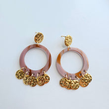 Load image into Gallery viewer, Francesca Earrings - Mauve & Copper