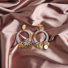 Load image into Gallery viewer, Francesca Earrings - Mauve & Copper