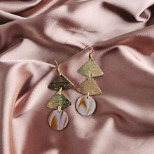 Load image into Gallery viewer, Anya Earrings - Mauve & Copper