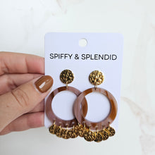 Load image into Gallery viewer, Francesca Earrings - Mauve & Copper