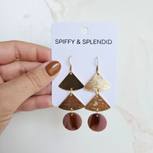 Load image into Gallery viewer, Anya Earrings - Mauve & Copper