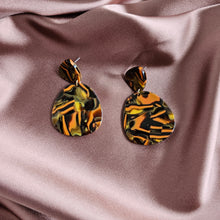 Load image into Gallery viewer, Penelope Earrings - Orange Sepia