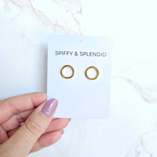 Load image into Gallery viewer, Luxe Gold Oriana Studs - Medium