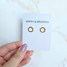 Load image into Gallery viewer, Luxe Gold Oriana Studs - Small