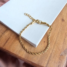 Load image into Gallery viewer, Luxe Gold Rope Bracelet