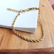 Load image into Gallery viewer, Luxe Gold Rope Bracelet