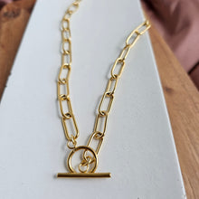 Load image into Gallery viewer, Luxe Gold Chunky Paper Clip Chain - 20"
