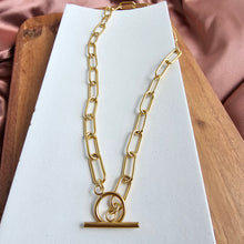 Load image into Gallery viewer, Luxe Gold Chunky Paper Clip Chain - 20"