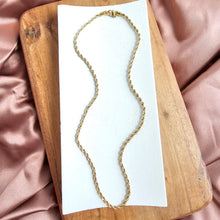 Load image into Gallery viewer, Luxe Gold Rope Chain - 16"