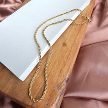 Load image into Gallery viewer, Luxe Gold Rope Chain - 20"
