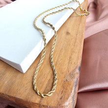 Load image into Gallery viewer, Luxe Gold Rope Chain - 20"