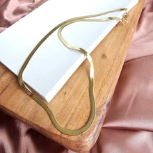 Load image into Gallery viewer, Luxe Gold Herringbone Chain - 20"
