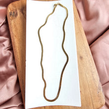 Load image into Gallery viewer, Luxe Gold Delicate Herringbone Chain - 16"