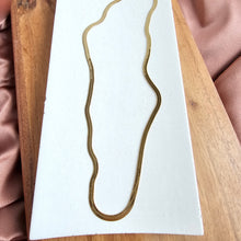 Load image into Gallery viewer, Luxe Gold Delicate Herringbone Chain - 16"