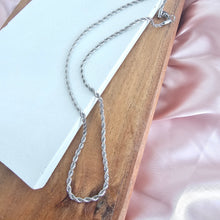 Load image into Gallery viewer, Luxe Silver Rope Chain - 18"