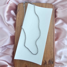 Load image into Gallery viewer, Luxe Silver Rope Chain - 18"