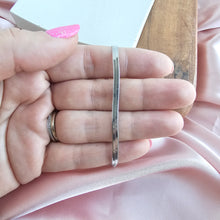 Load image into Gallery viewer, Luxe Silver Herringbone Bracelet