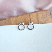 Load image into Gallery viewer, Luxe Silver Oriana Studs - Small