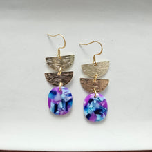 Load image into Gallery viewer, Elena Earrings - Purple Party