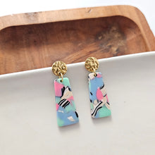 Load image into Gallery viewer, Mia Mini Earrings - 80's Pastel