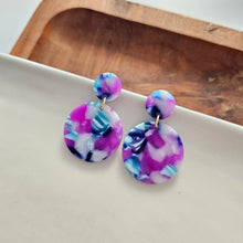 Load image into Gallery viewer, Addy Earrings - Purple Party