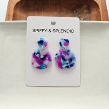 Load image into Gallery viewer, Addy Earrings - Purple Party