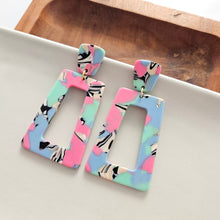 Load image into Gallery viewer, Avery Earrings - 80's Pastel