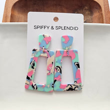 Load image into Gallery viewer, Avery Earrings - 80's Pastel