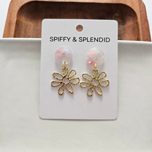 Load image into Gallery viewer, Lily Earrings - Iridescent Pastel