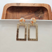 Load image into Gallery viewer, Rebecca Earrings - Orange Dream