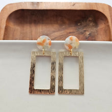 Load image into Gallery viewer, Rebecca Earrings - Orange Dream