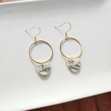 Load image into Gallery viewer, Iris Earrings - Sage