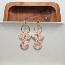 Load image into Gallery viewer, Wren Earrings - Peachy Pink