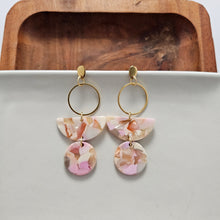 Load image into Gallery viewer, Wren Earrings - Peachy Pink