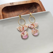 Load image into Gallery viewer, Wren Earrings - Peachy Pink