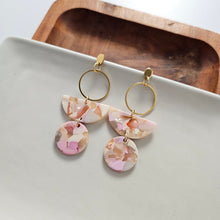 Load image into Gallery viewer, Wren Earrings - Peachy Pink