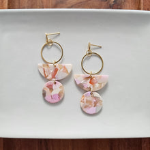 Load image into Gallery viewer, Wren Earrings - Peachy Pink