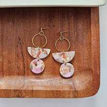 Load image into Gallery viewer, Wren Earrings - Peachy Pink